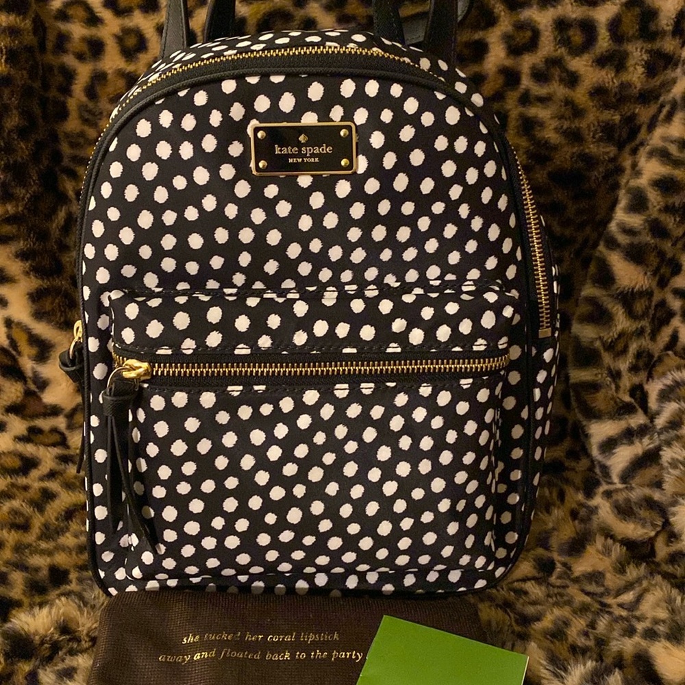 NWT Kate Spade Wilson road musical dots mini backpack